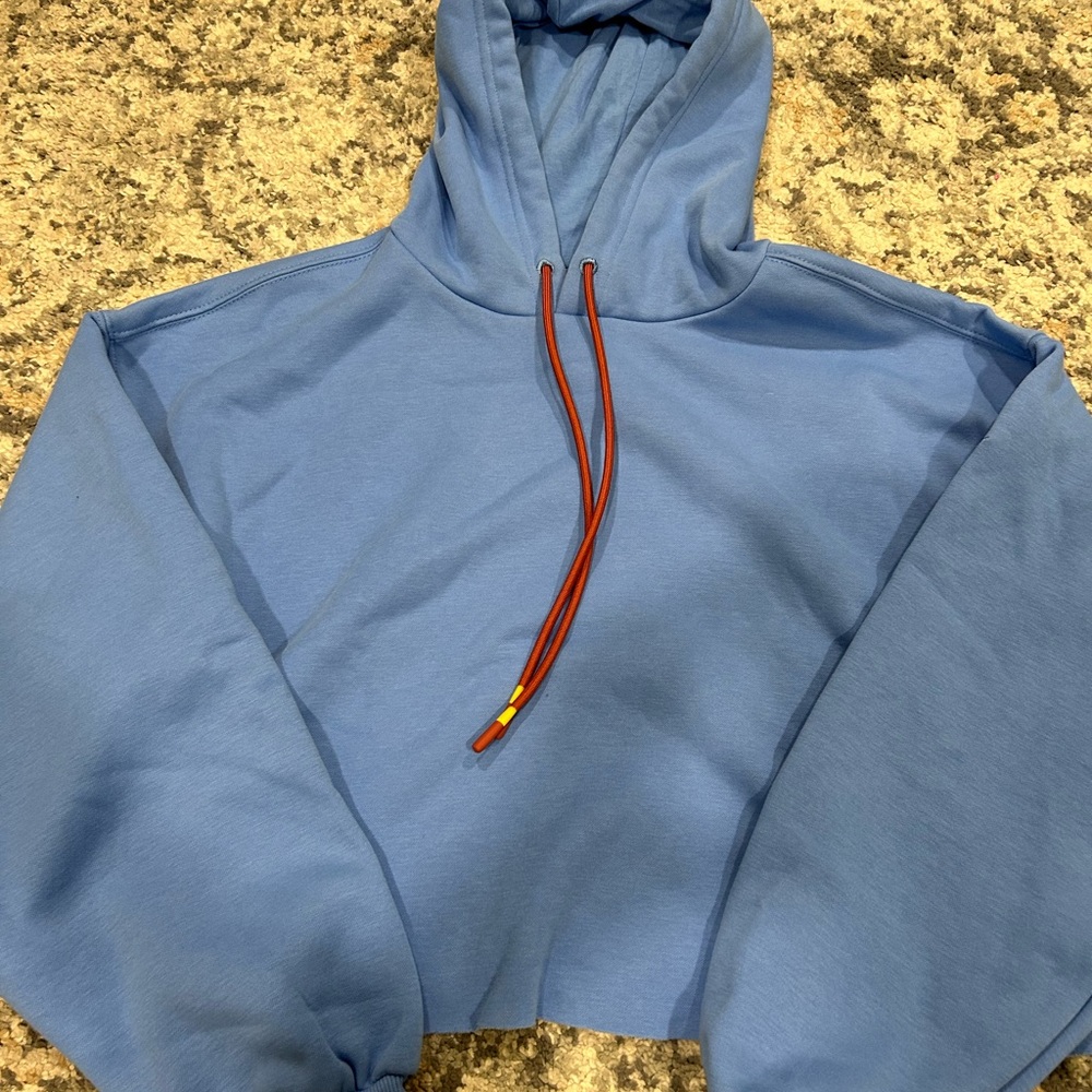 Fabletics cropped blue sweatshirt M - Picture 4 of 4